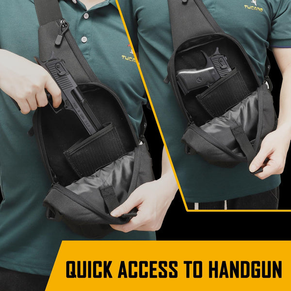 Tactical Sling Gun Bag OB25C09 - Vacuum Compression backpacks, Gun Bags, Tactical Bags MOQ From 24pcs | BaystorySupply