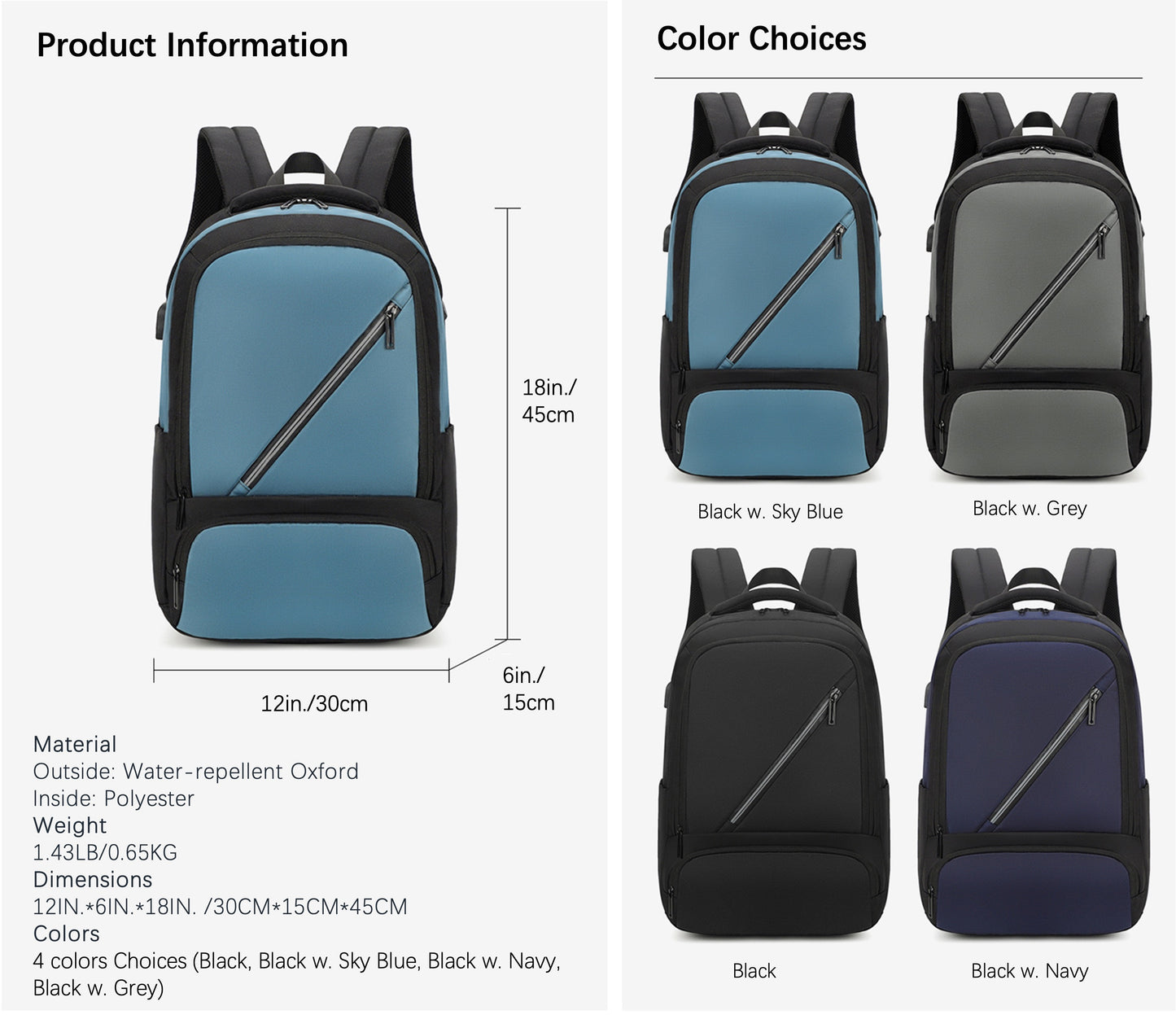 Men‘s Backpack MBP24C01 - Baystory