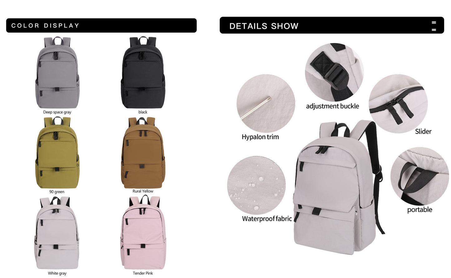 Unisex Backpack MBP24T01 - Baystory