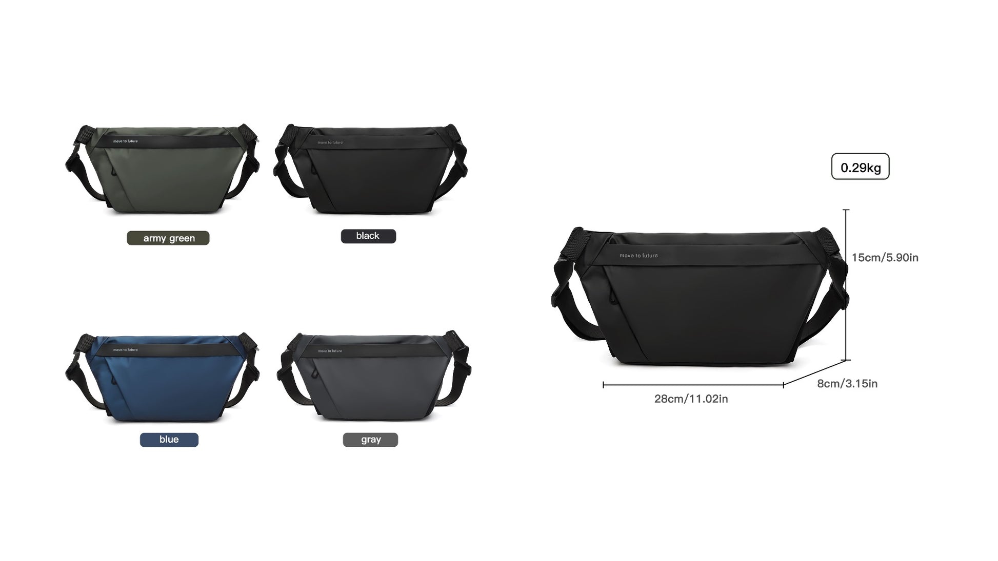 Men's Crossbody MCB24147 - Baystory
