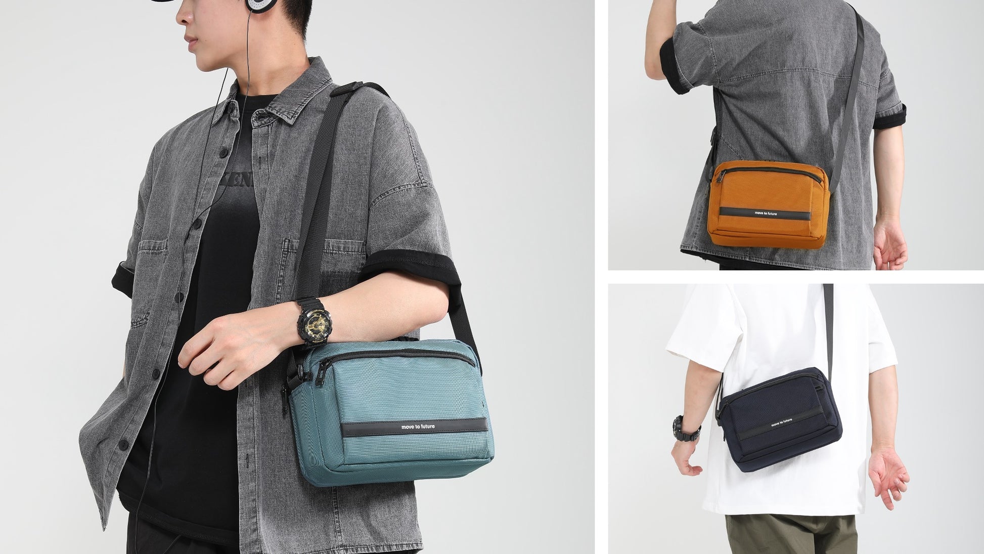Men's Crossbody MCB24149 - Baystory