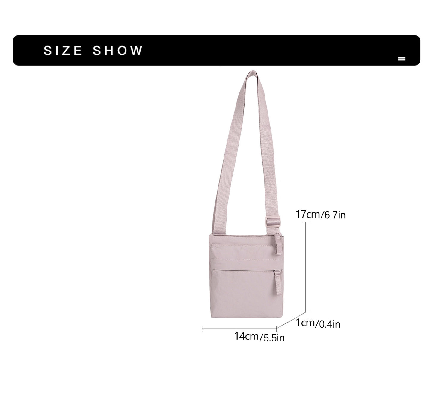 Unisex Crossbody Bag MCB24T04